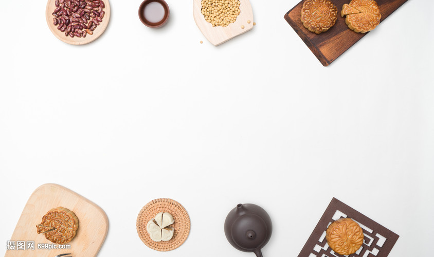 風(fēng)雅食光 月餅與茶雜糧的秋日美學(xué)擺拍